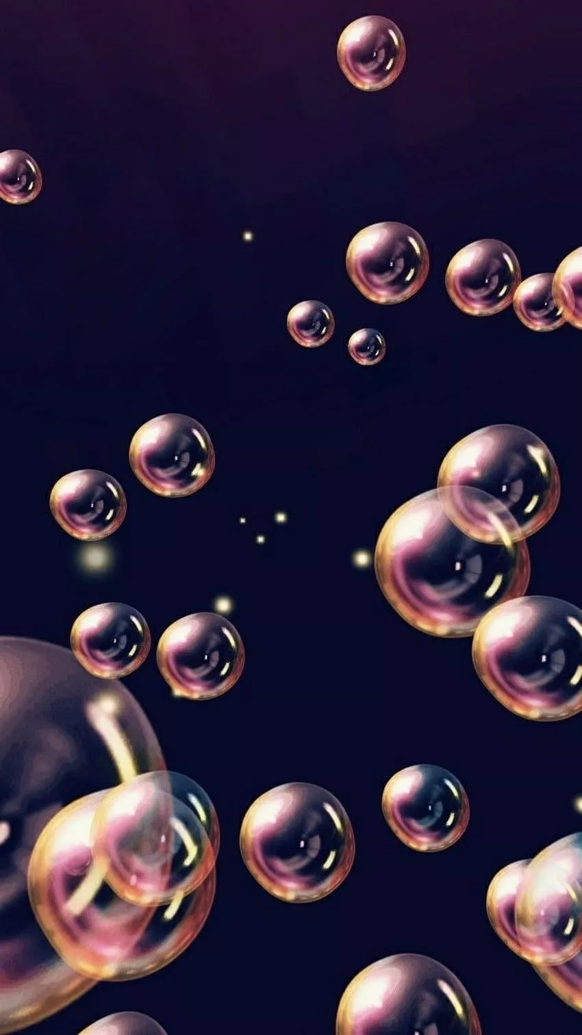 Black bubble background HD wallpaper