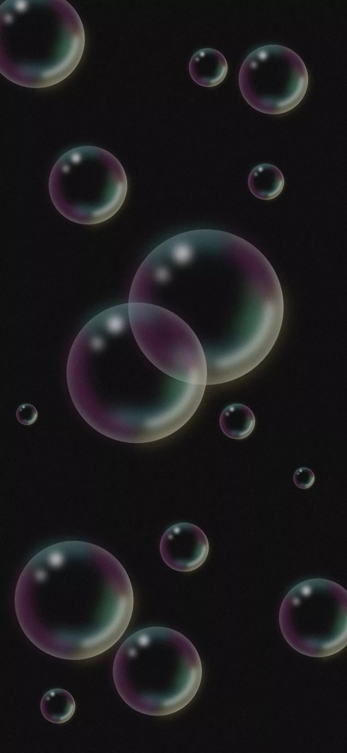 Most Popular Bubbles Dark Wallpaper