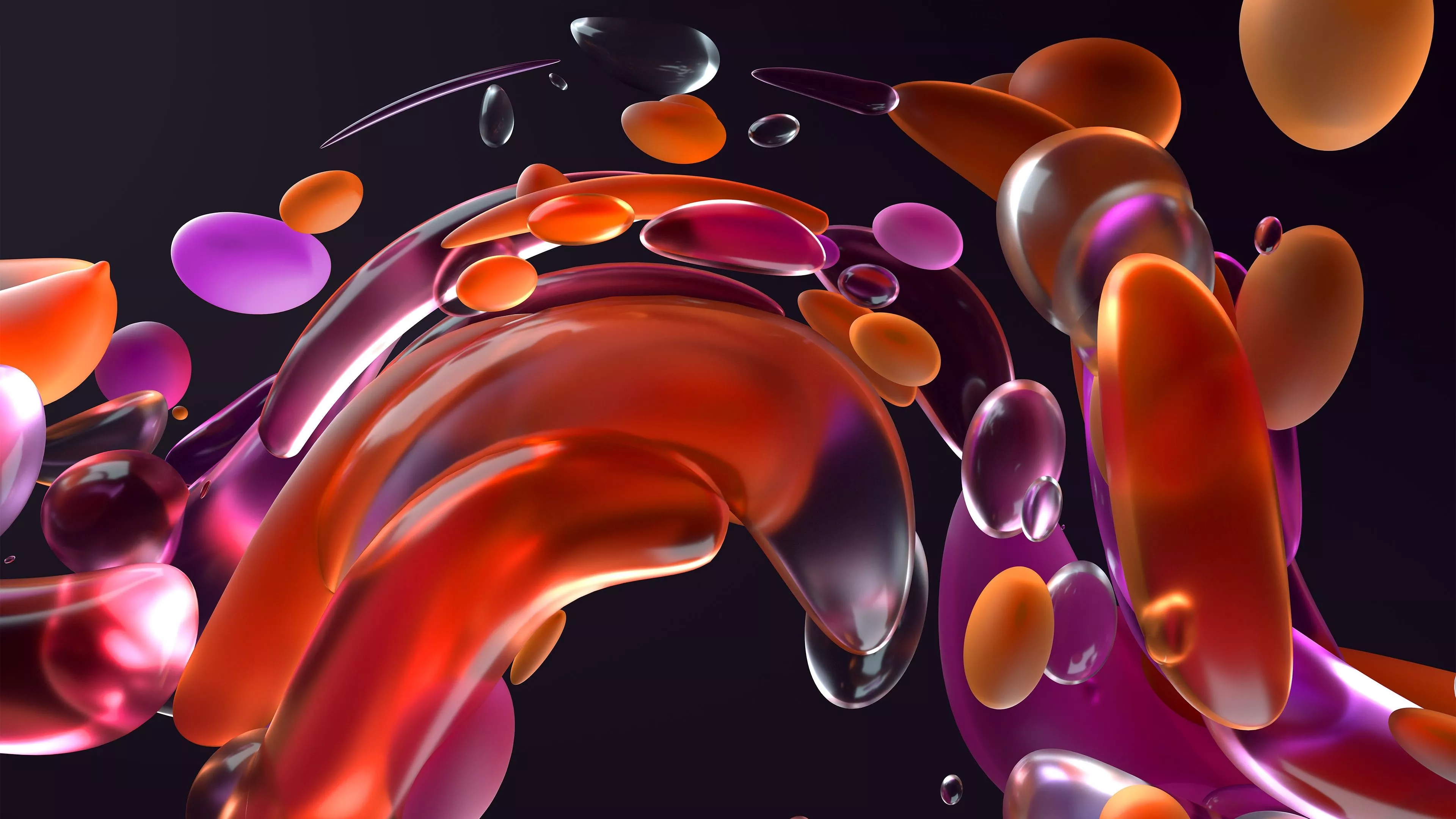 Windows 11 Colorful liquid bubbles 4K