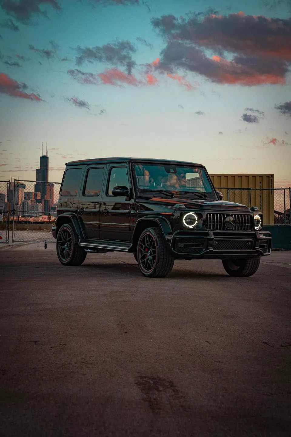 Black Mercedes Benz AMG G63
