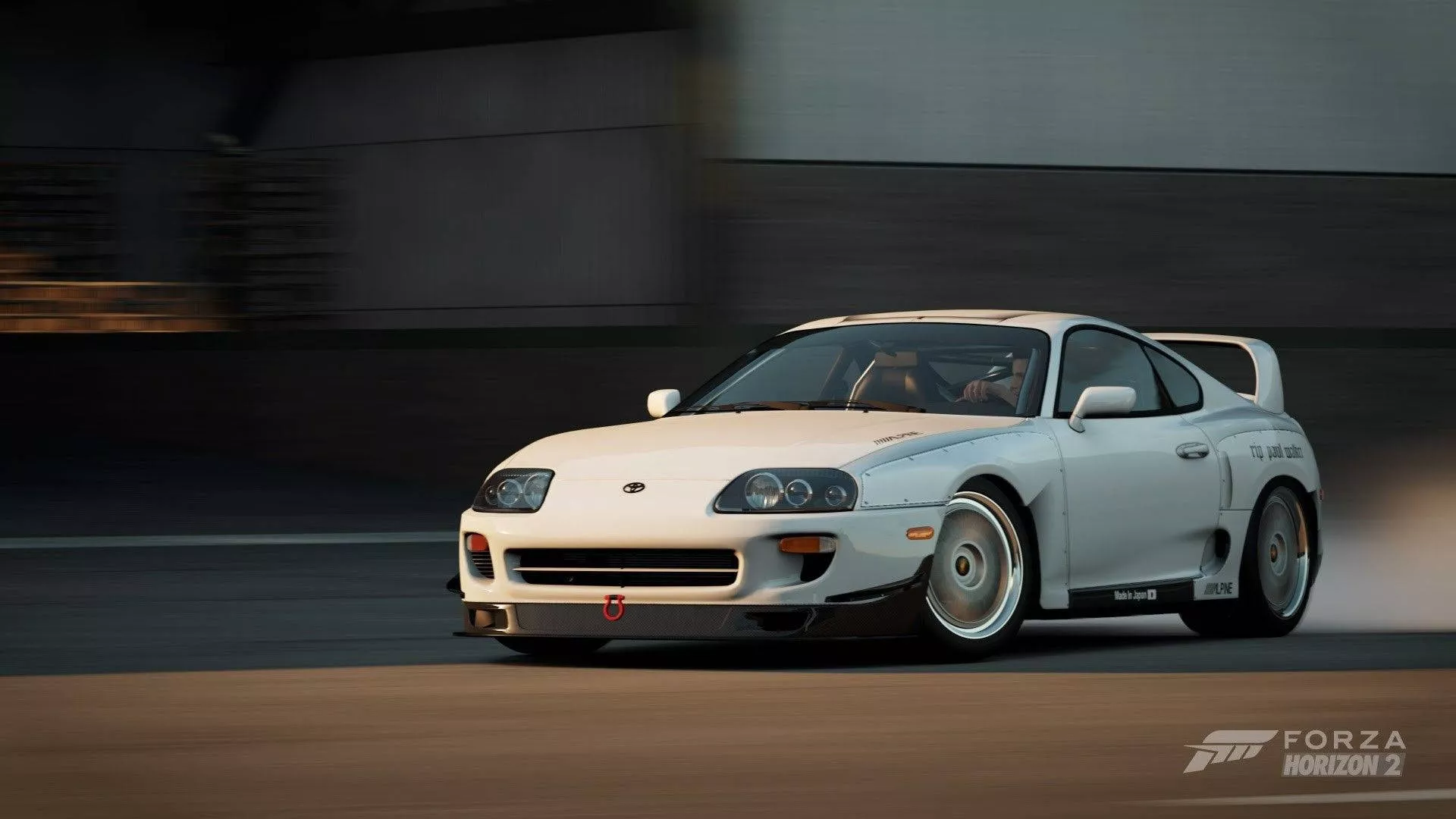 White Forza Horizon 2 Toyota Supra