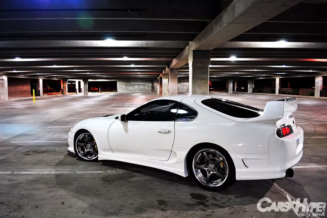 White coupe, Toyota Supra, Toyota, car