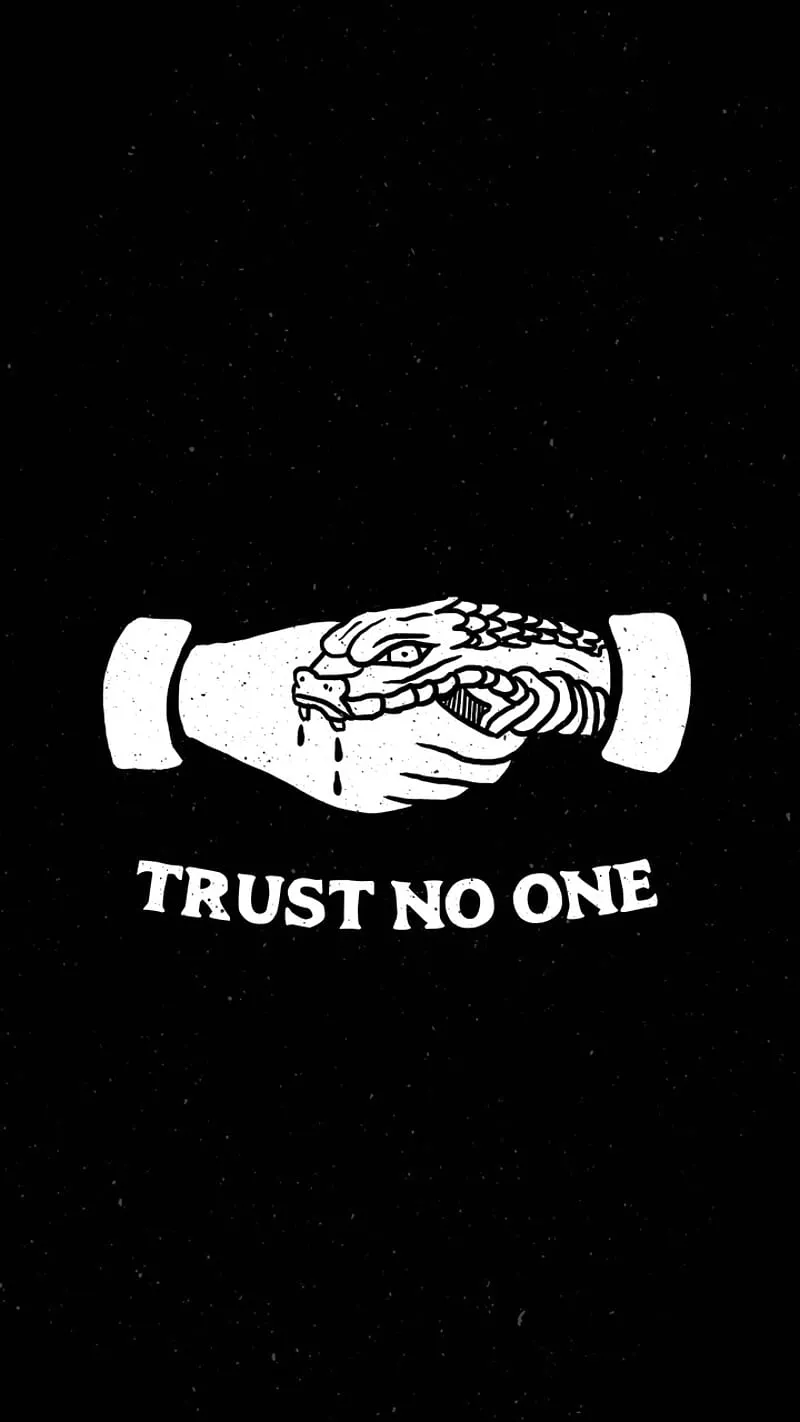HD trust no one wallpaper