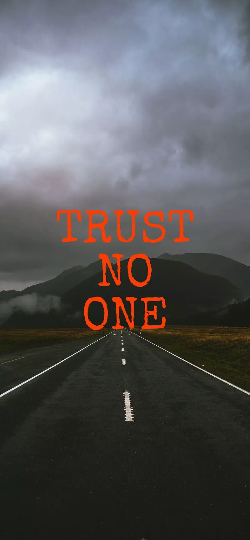 HD trust no one wallpaper