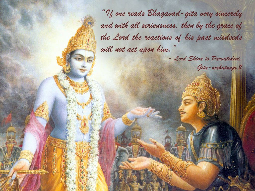 Download Bhagavad Gita Graphic Artwork