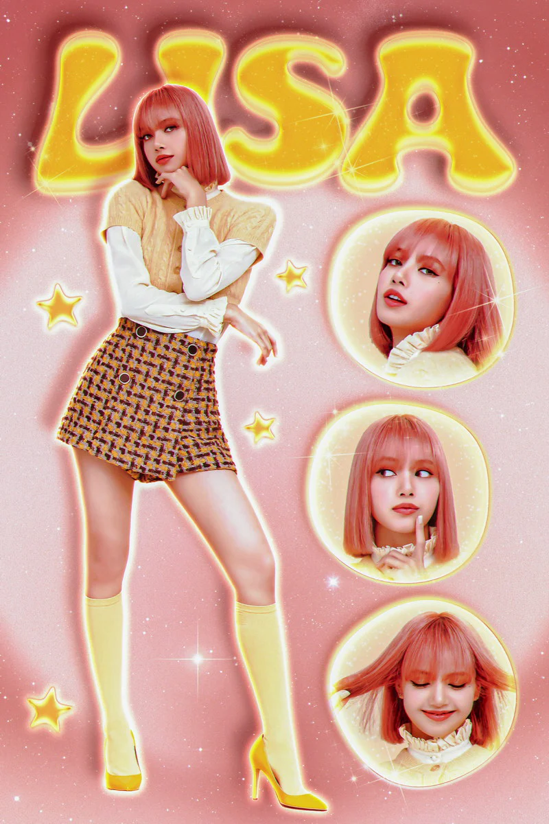 Poster Blackpink Poster Yellow