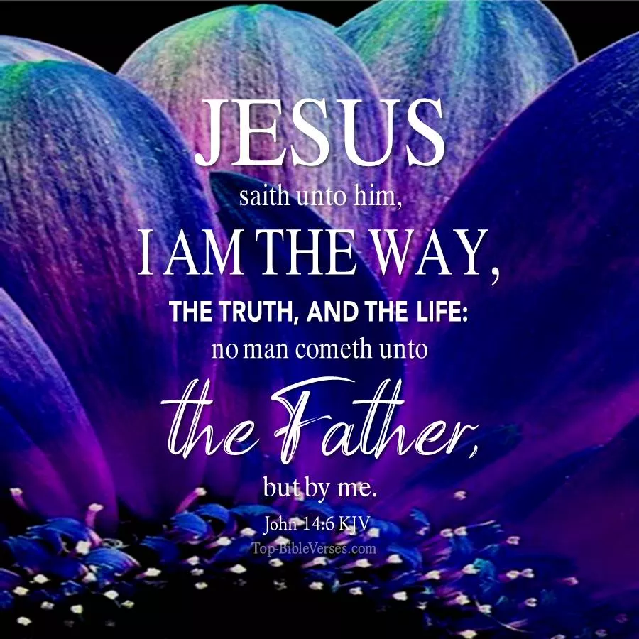 John 14:6 KJV Image. I am the way