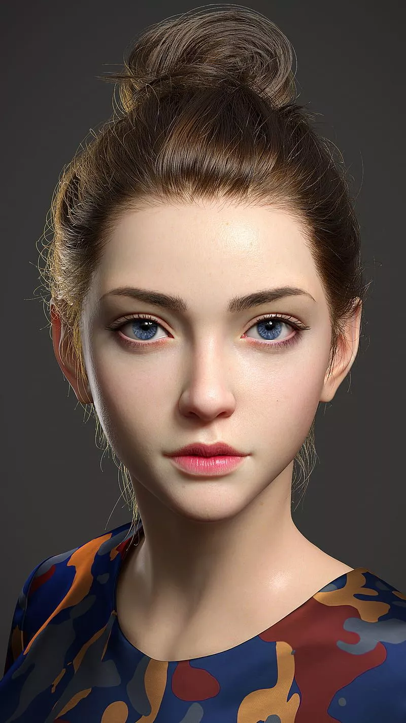Beautiful CGI Girl, beautiful girl, cgi