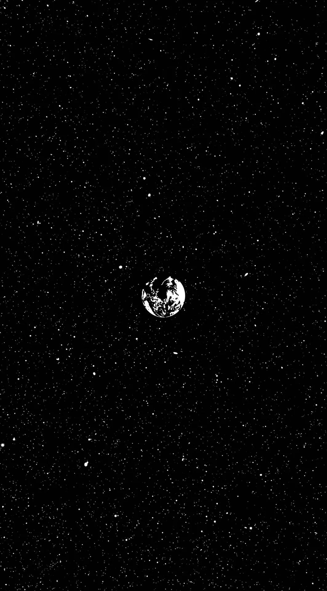 Space Aesthetic Minimalist Planet