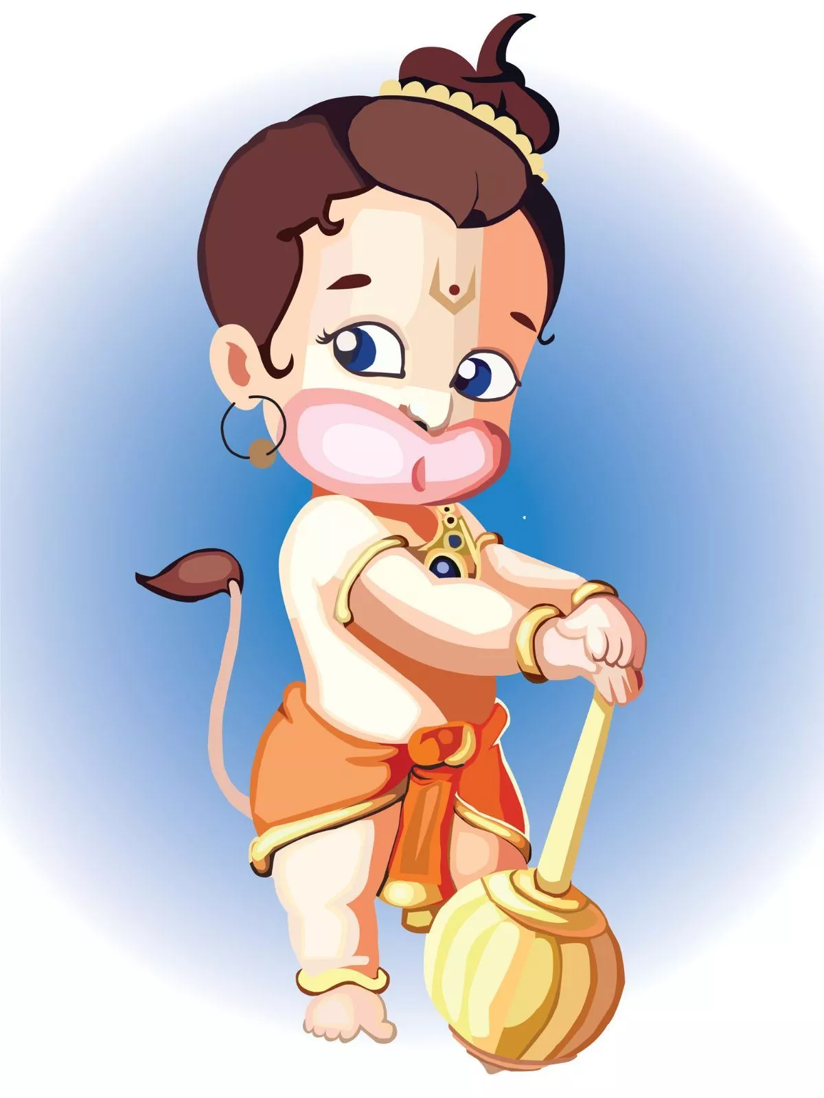 Bal Hanuman Wallpaper Mural Decor ®