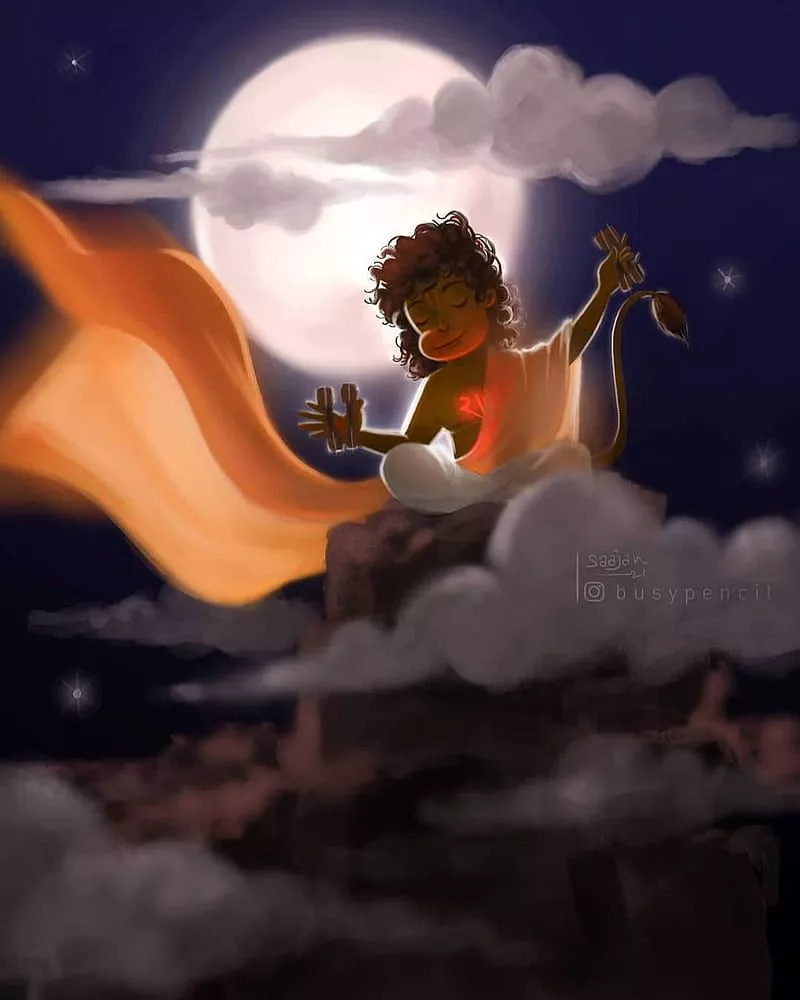 Baby hanuman, bal hanuman, rambhakt