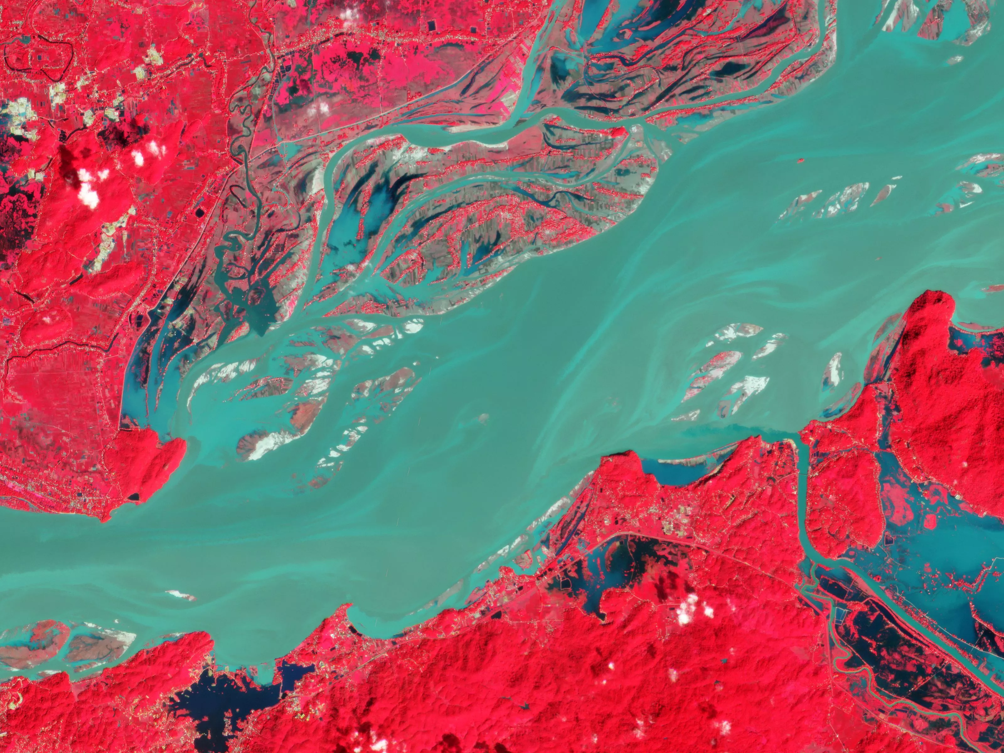 mighty Brahmaputra river