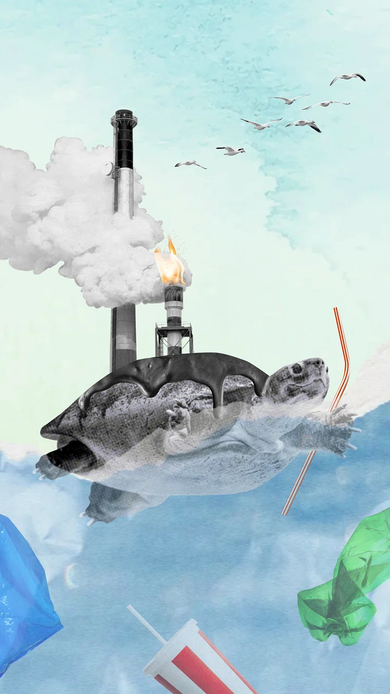 Wallpaper Ocean Pollution Image. Free