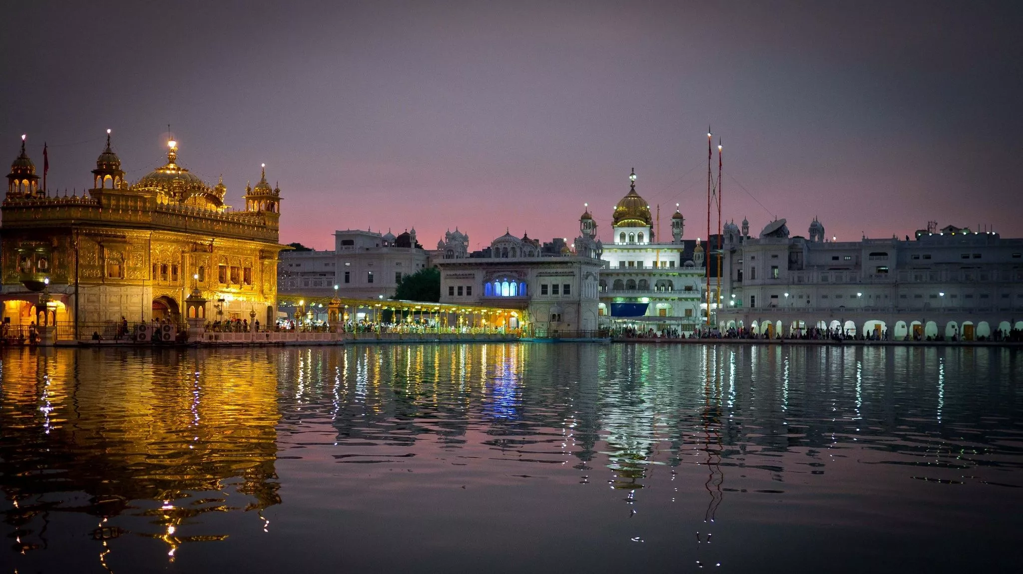 Golden Temple at Dusk