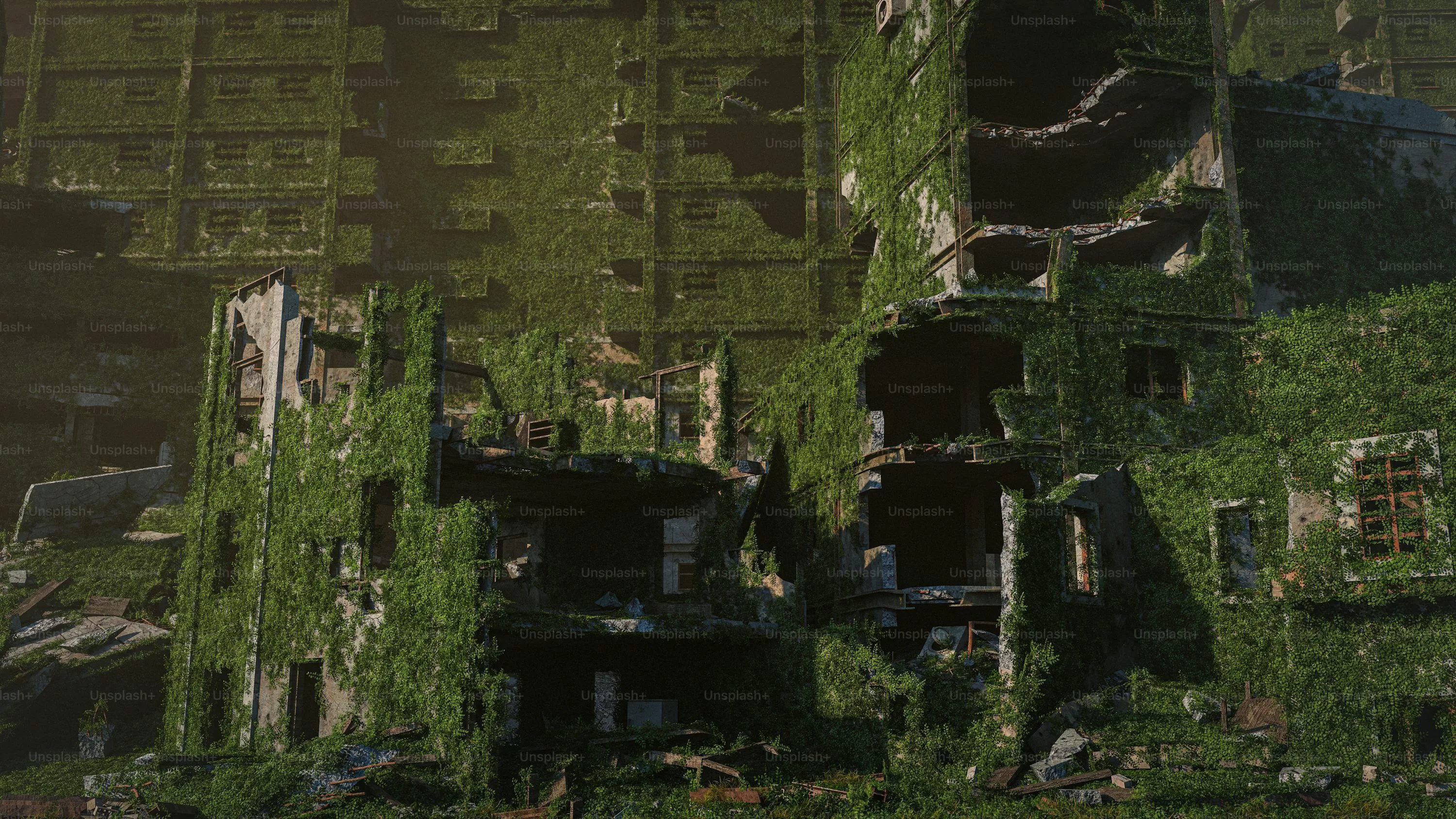 Download Free Overgrown City Picture