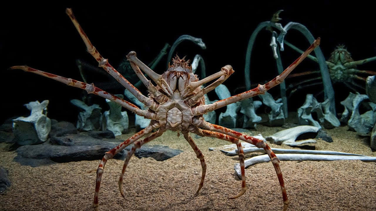 Giant Spider Crab Display Wallpaper