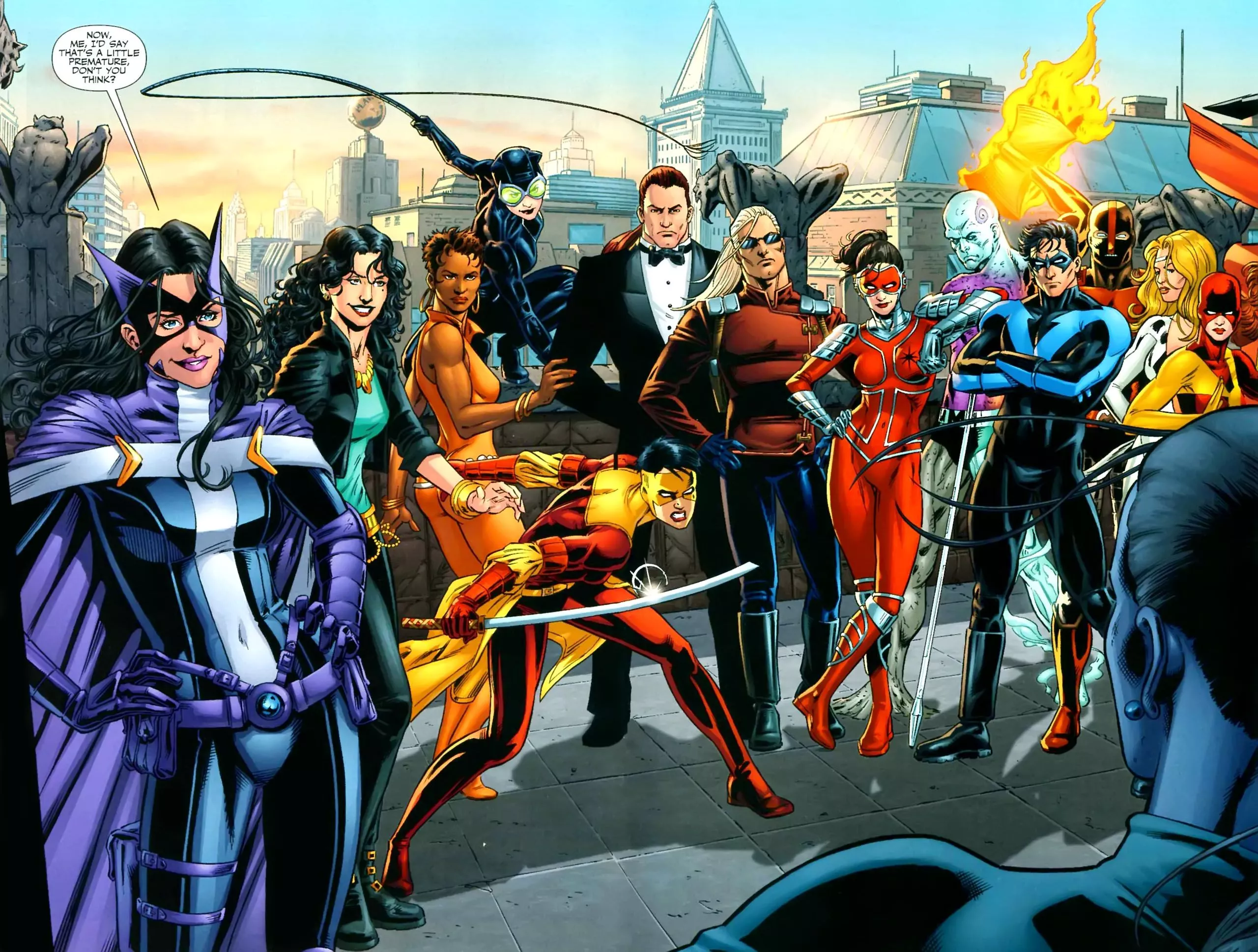 Catwoman Nightwing Huntress DC Comics