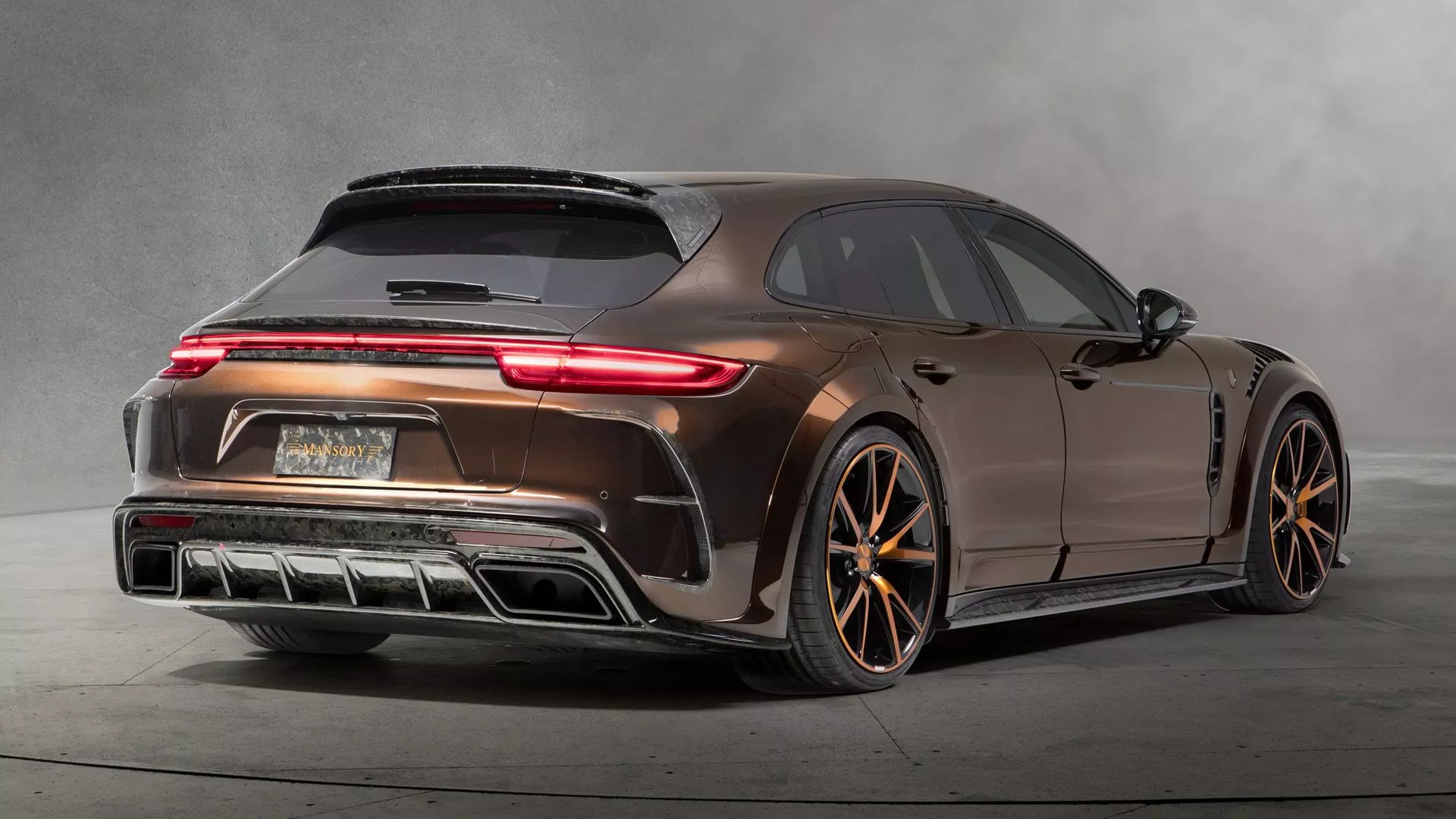 Download Car Brown Car Tuning Porsche