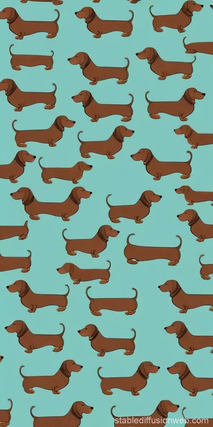 Infinite Dachshund Wallpaper. Stable