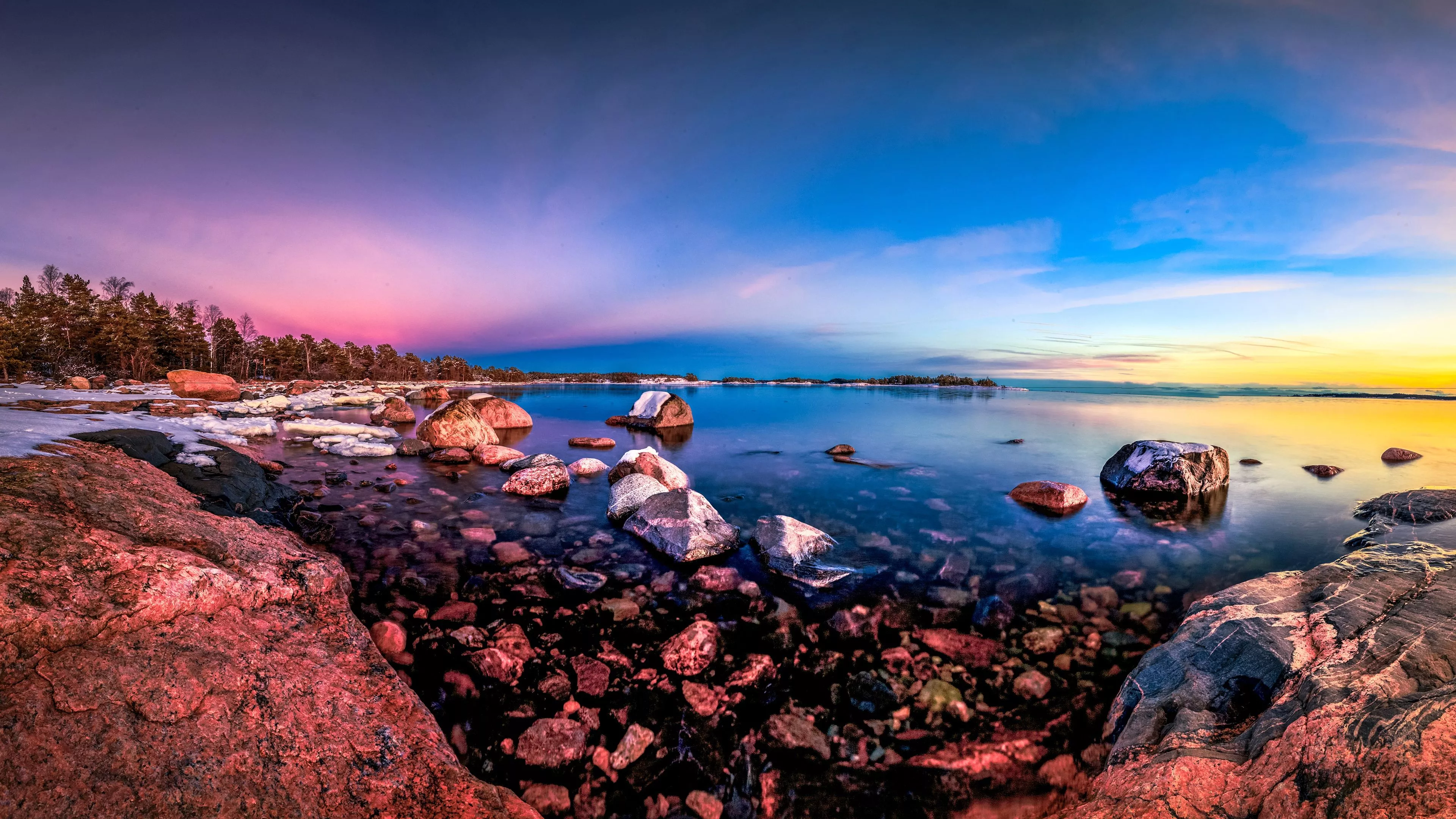 Vibrant Nature Ocean 4k Wallpaper, HD