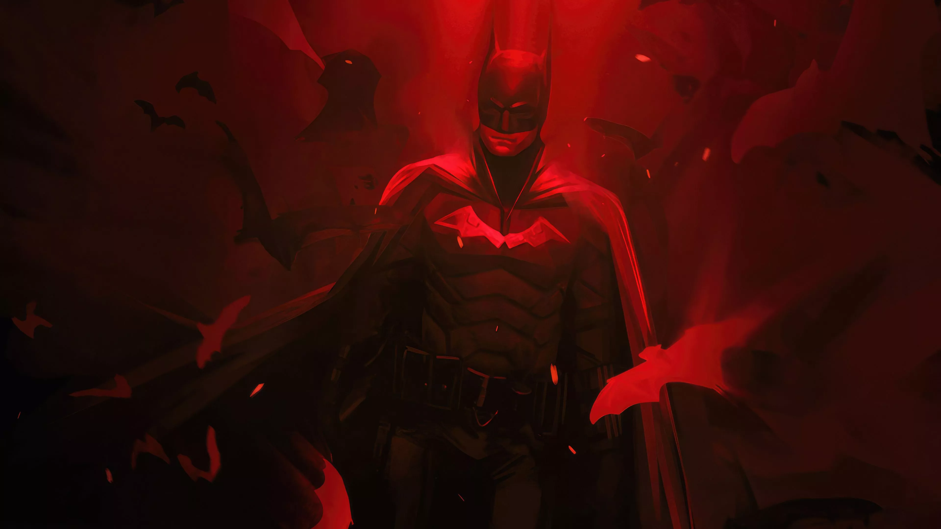 The Batman Red Knight Wallpaper, HD