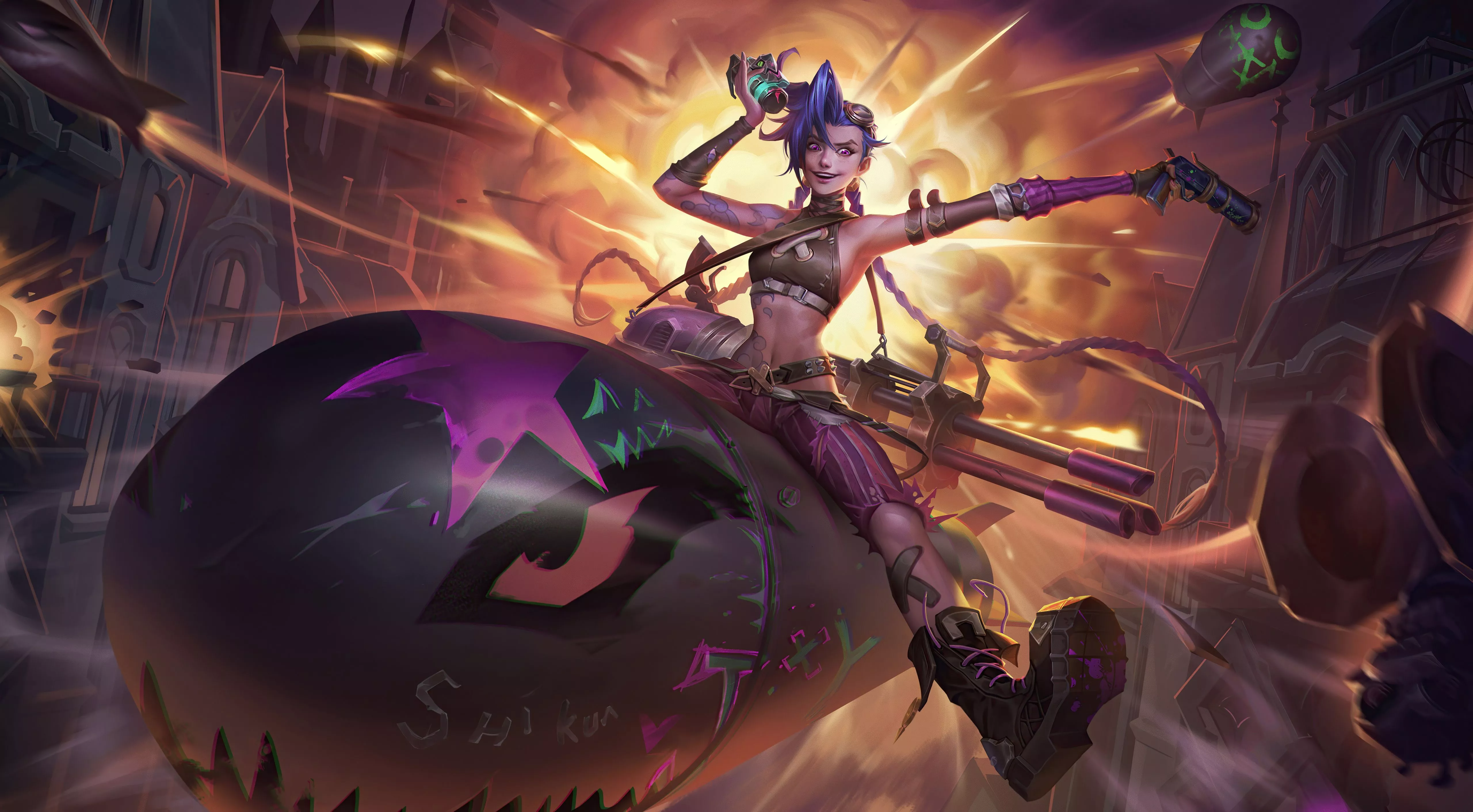 Jinx Art League Of Legends Arcane Show