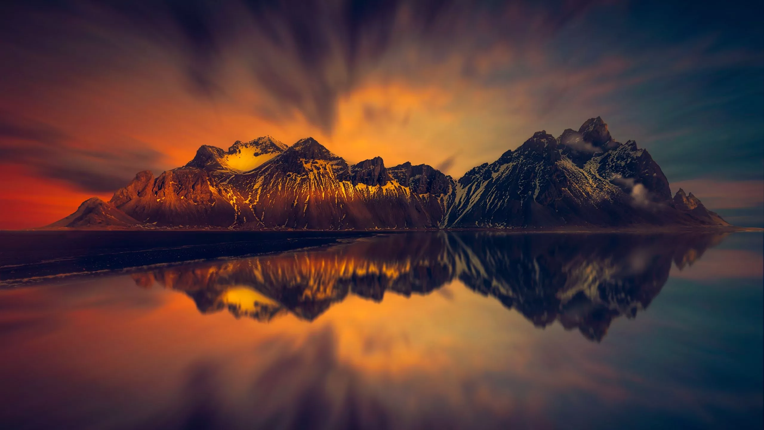 Mountains Wallpaper 4K, Snow covered