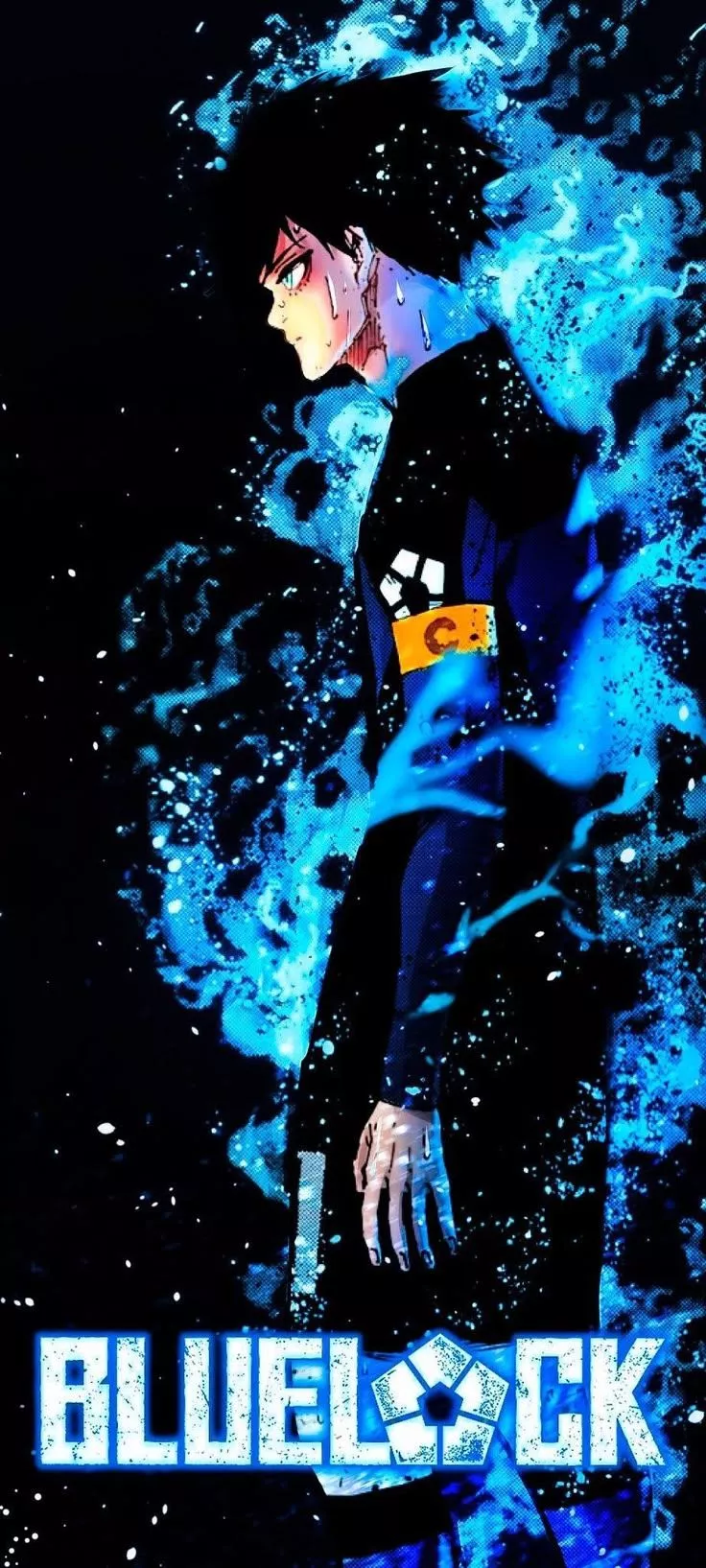 Itoshi Rin. Blue Lock Japan VS Blue Lock. Anime Live Wallpaper