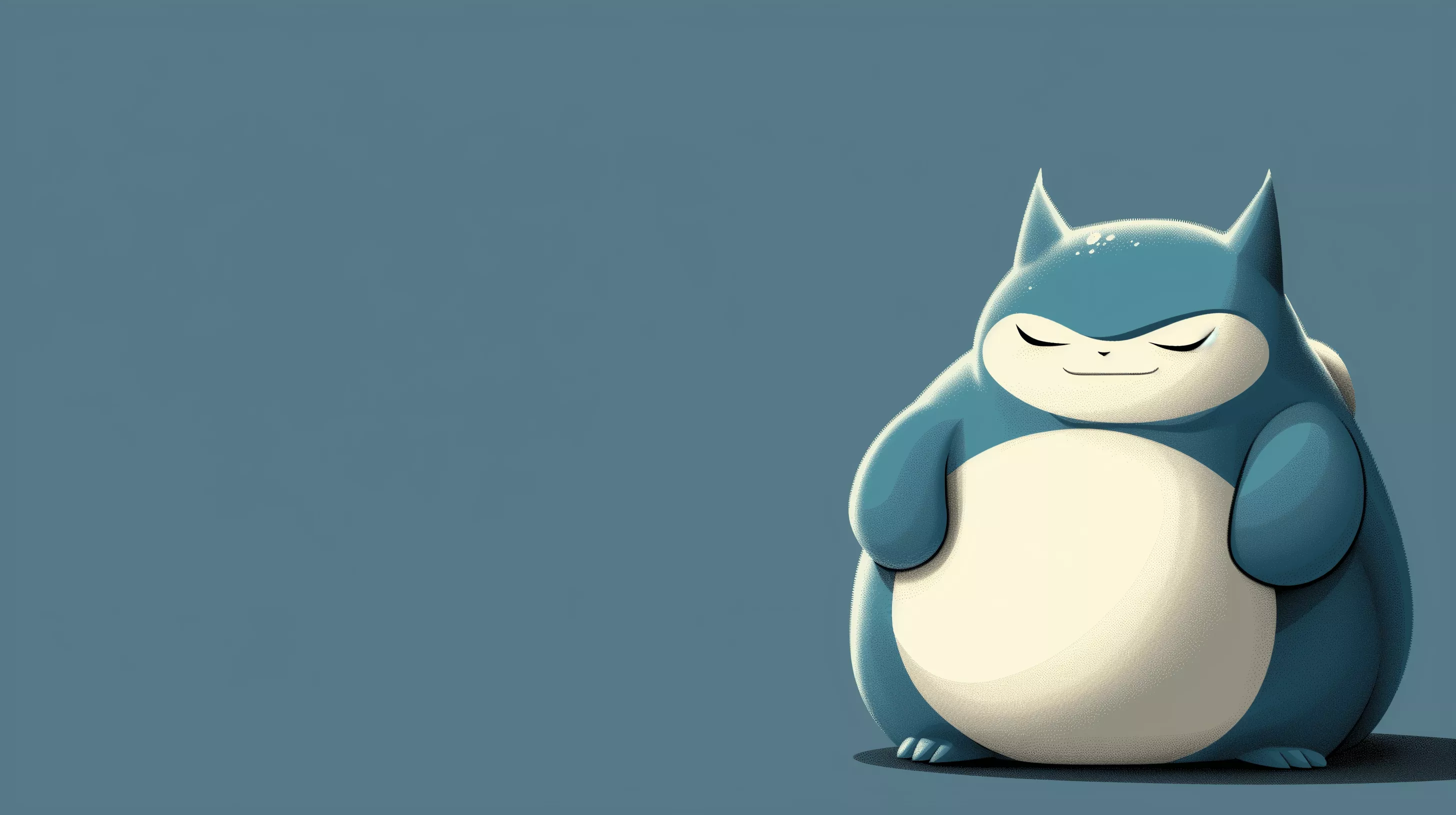 Minimalist Snorlax Pokémon HD Wallpaper