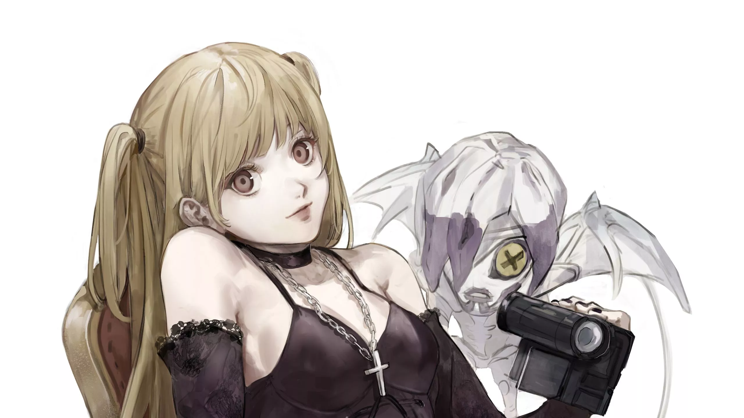 Misa Amane Rem Anime Girl White