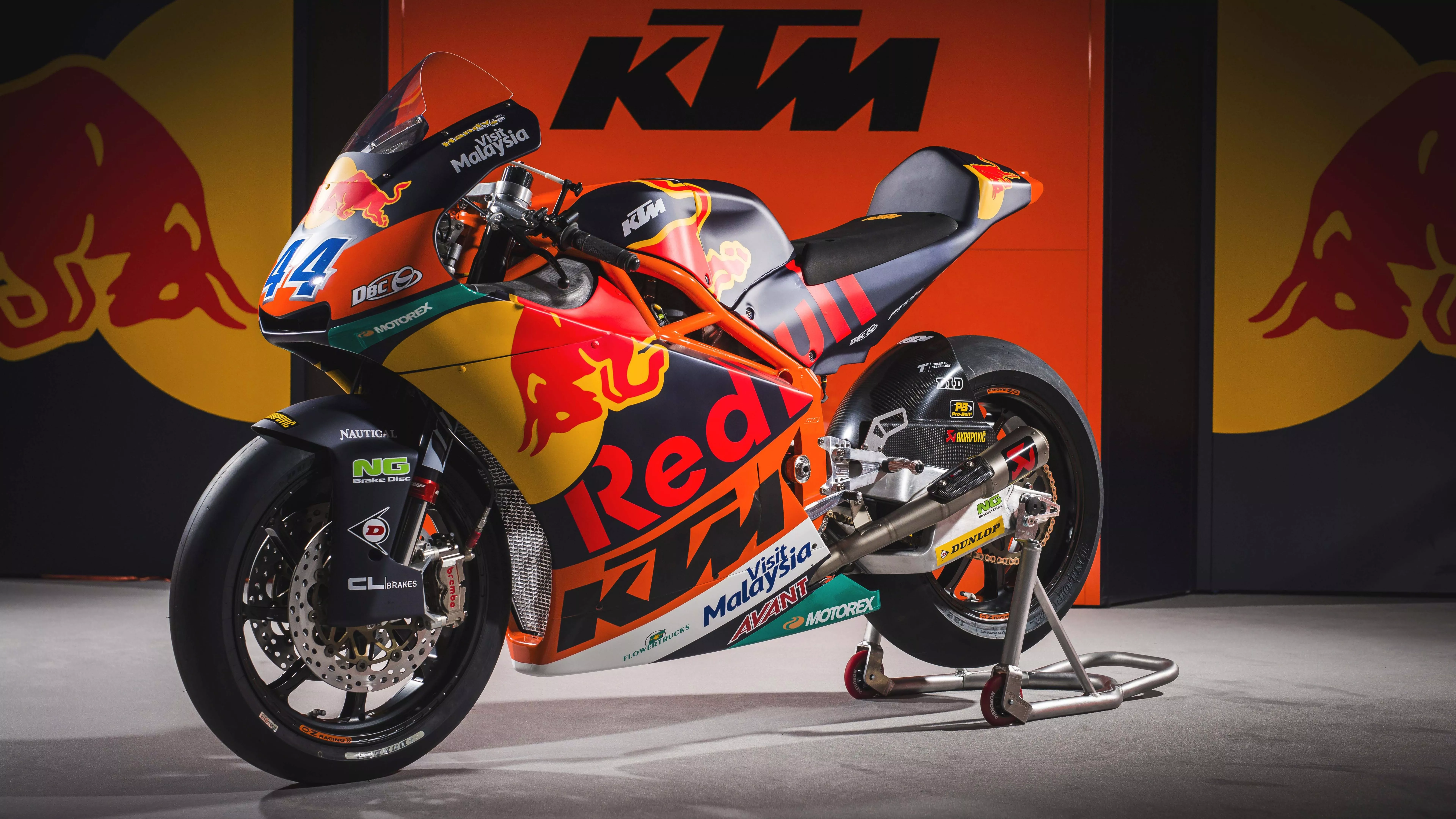 KTM Moto2 Team MotoGP bike 4K 8K