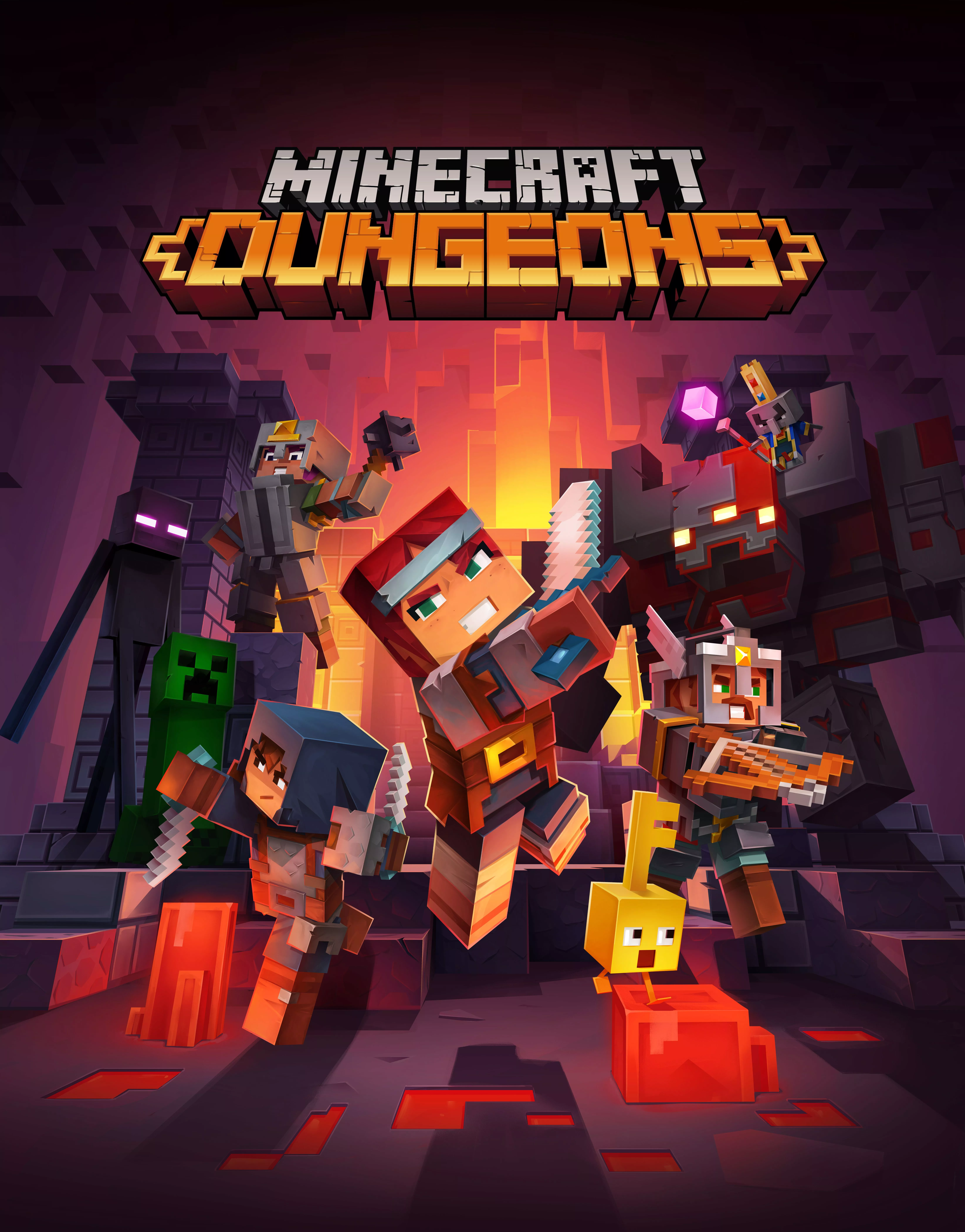 Minecraft Dungeons Wallpaper, HD Games