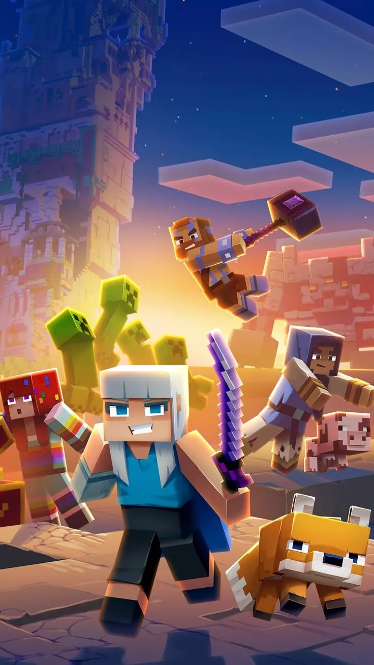 Minecraft wallpaper, Minecraft posters