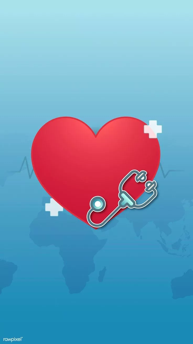 hospital themed phone background vector