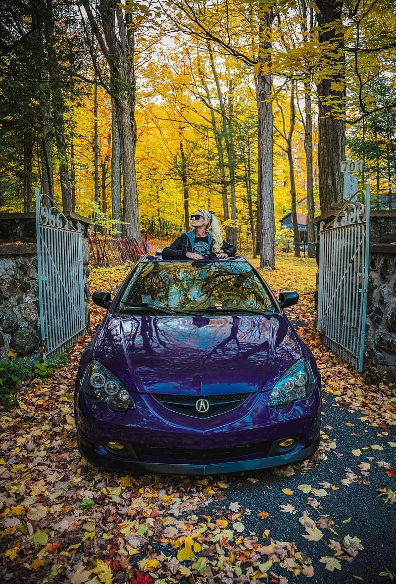 acura car, acura rsx, fall