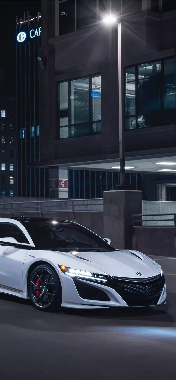 Acura NSX 2019 Front View 4k Sony