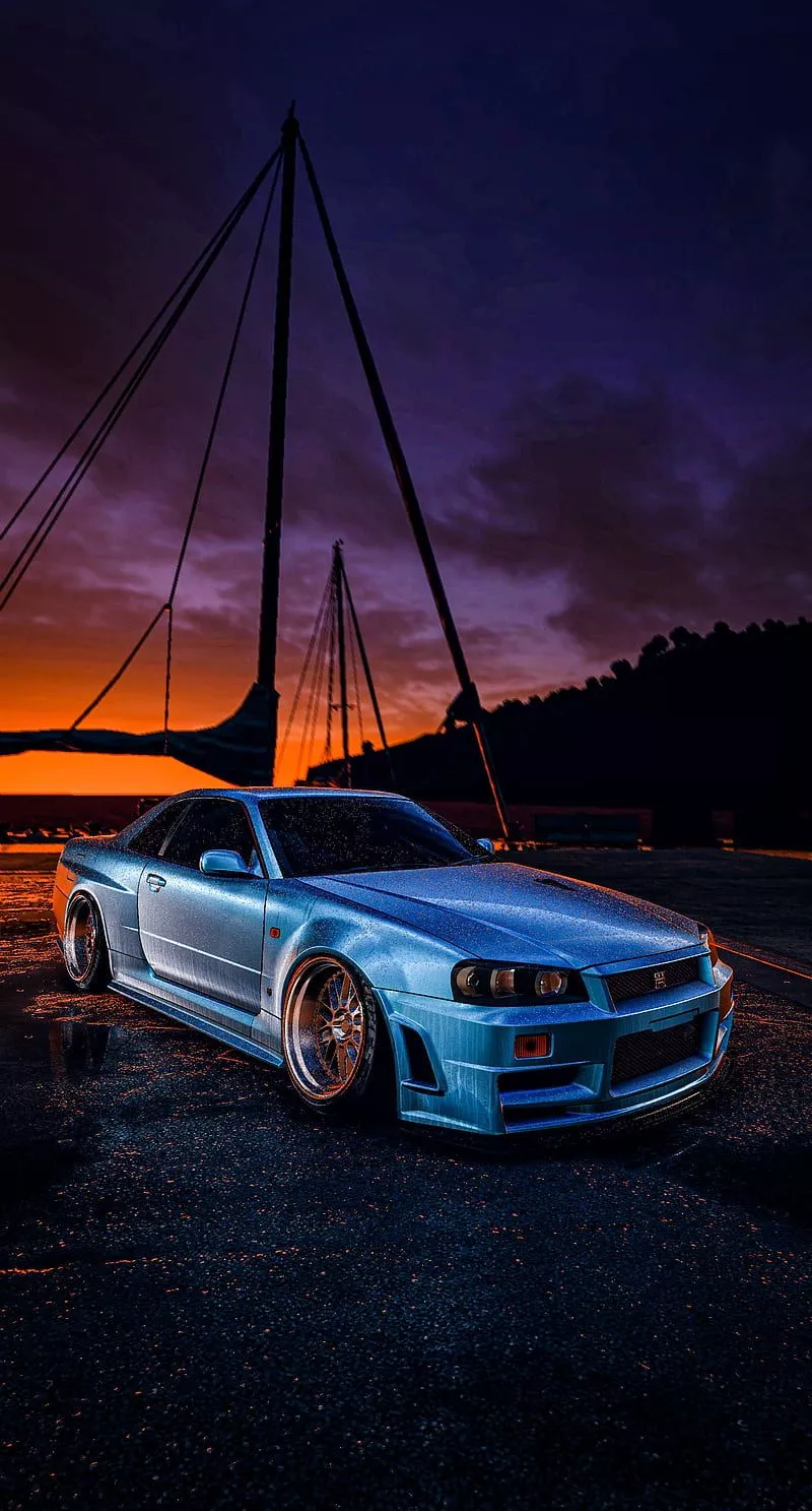 R34 skyline GTR, car, carros, gtr