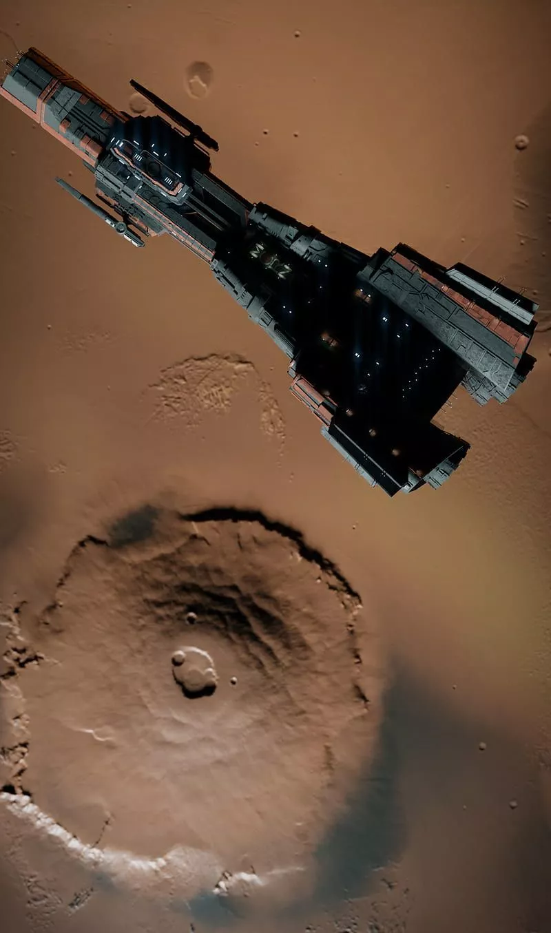 MCRN Donnager, starship, the expanse