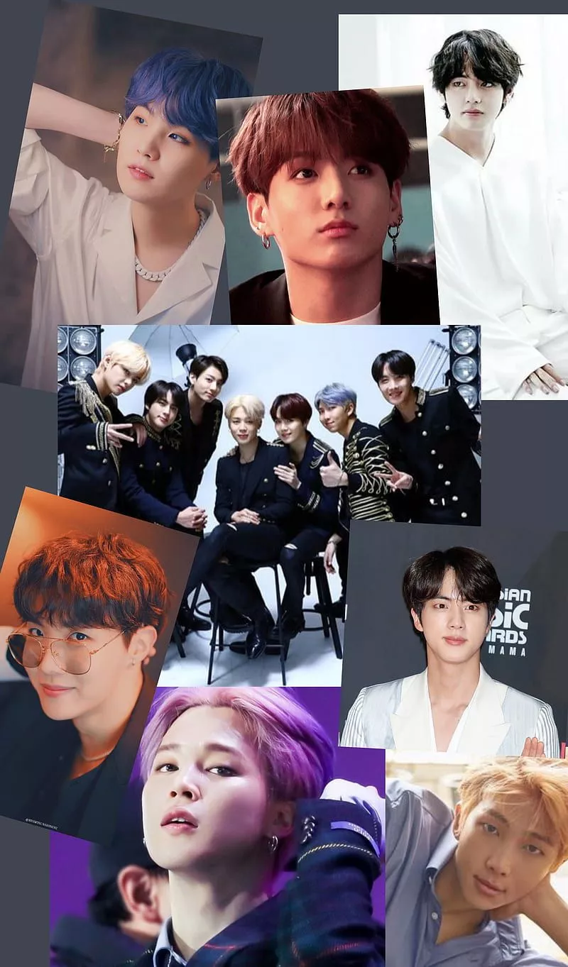 BTS, anime, army, background, i purple