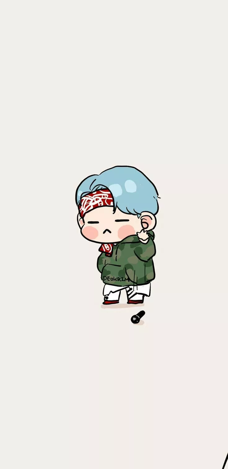 Yoongi.. Fanart Wallpaper. Bts Chibi