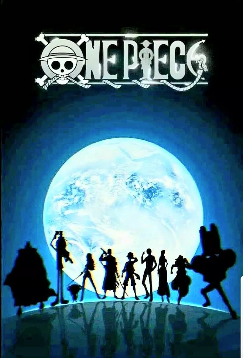 Lock screen, night time, one piece, HD