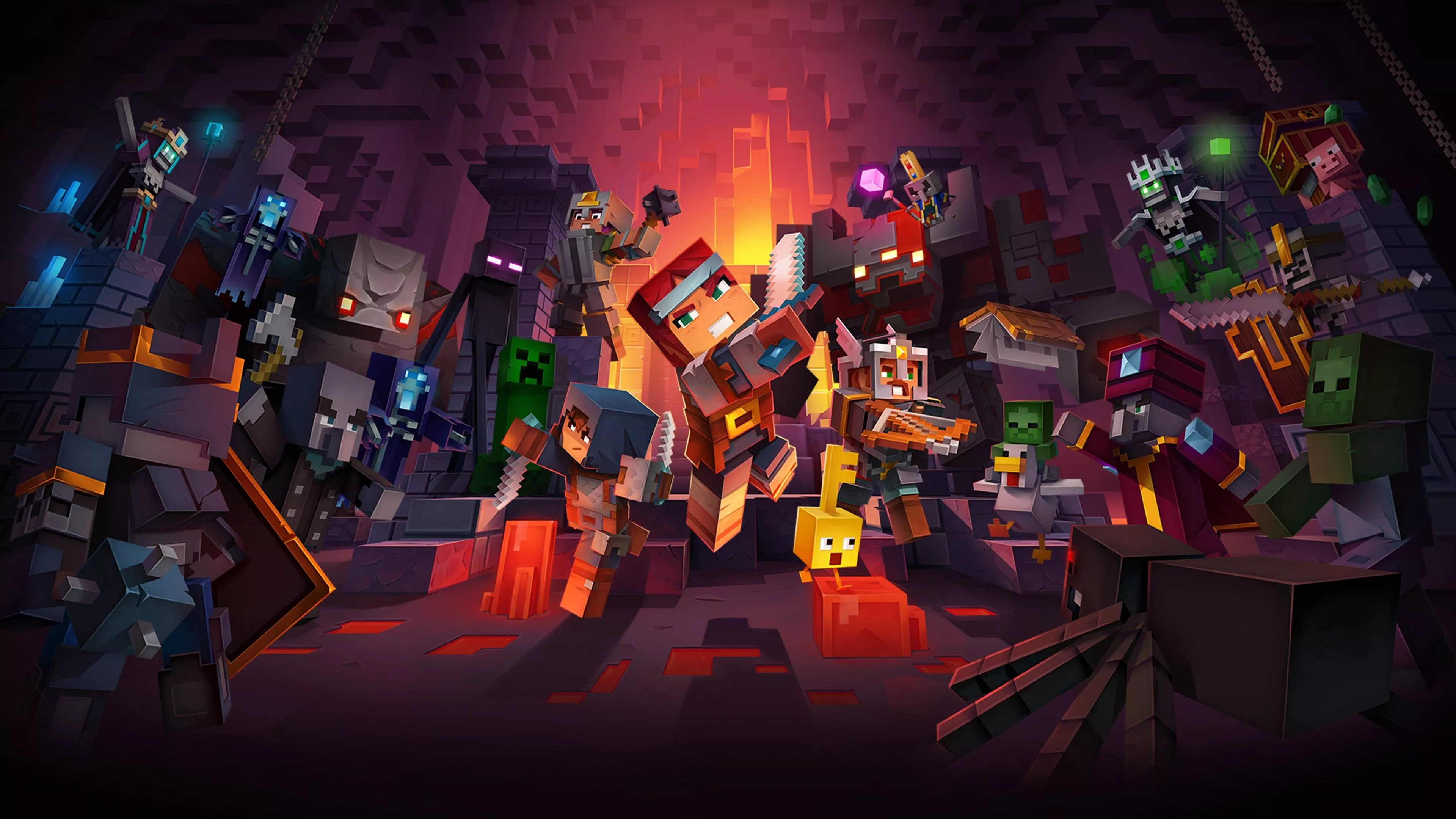 Minecraft Dungeons 4K Wallpaper, HD Games 4K Wallpaper, Image and Background