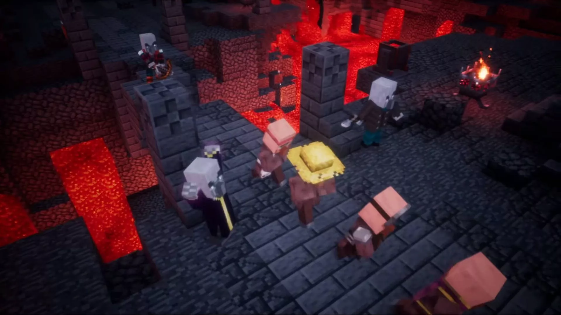 Epic Battle In Minecraft Dungeons