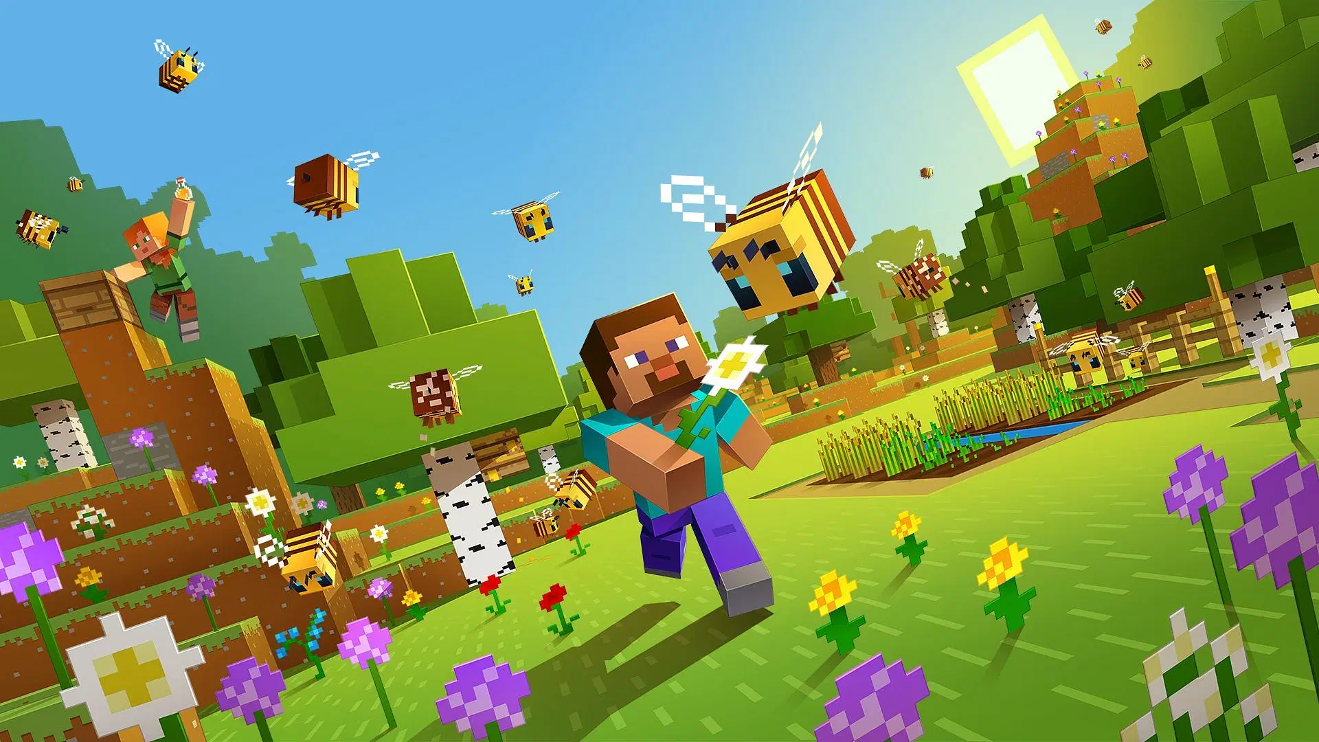 best official Minecraft wallpaper