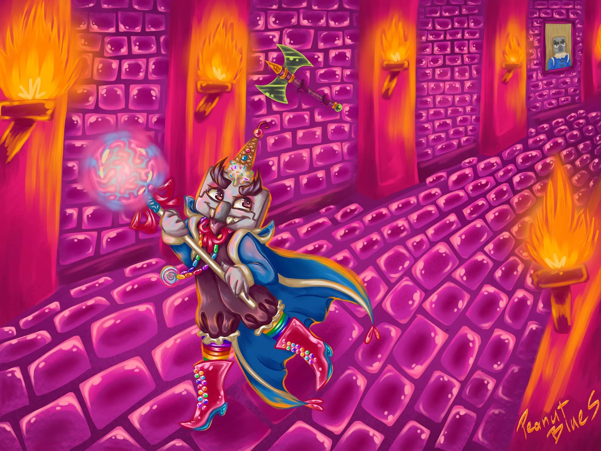 Minecraft Dungeons anniversary fanart