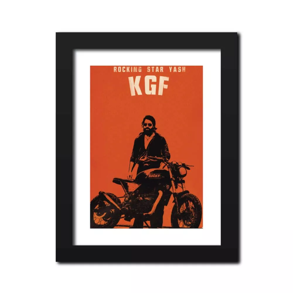 KGF Rocky Movie Poster Painting