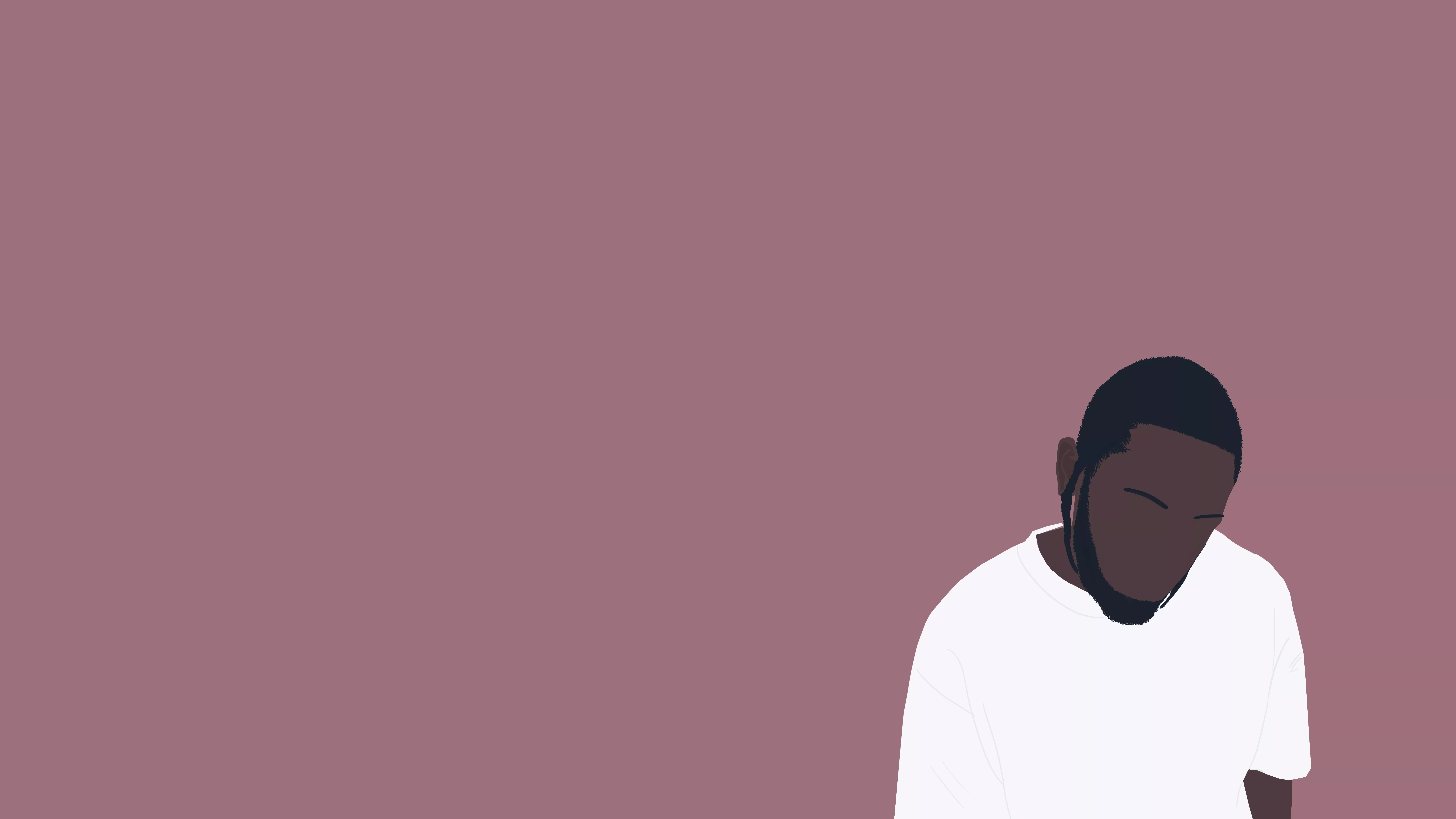 Kendrick Lamar Minimal Wallpaper, HD