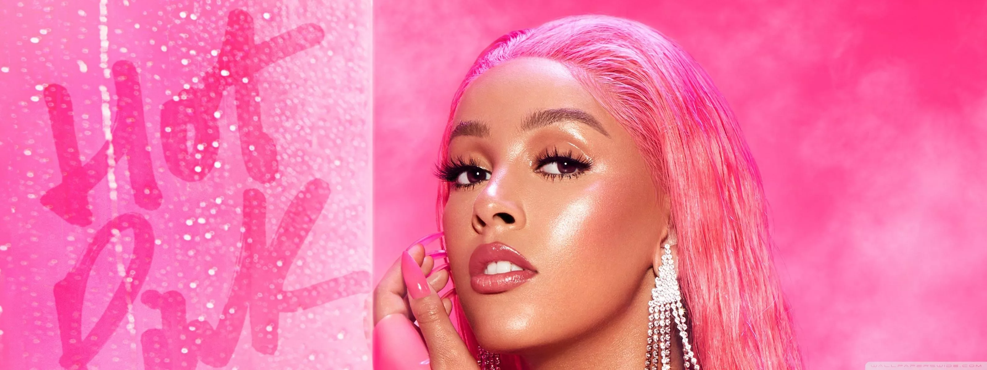 Doja Cat Pink Ultra HD Wallpaper for 4K