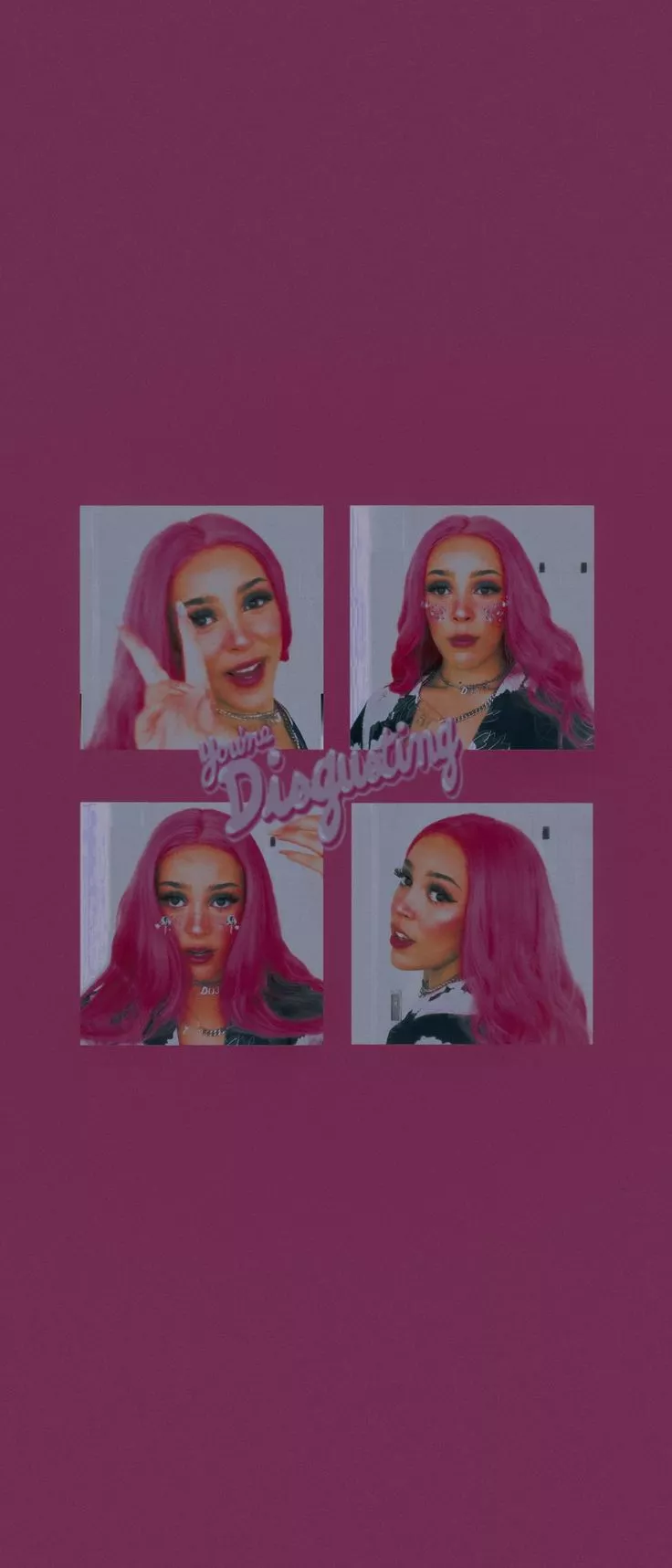doja cat pink hot lockscreen