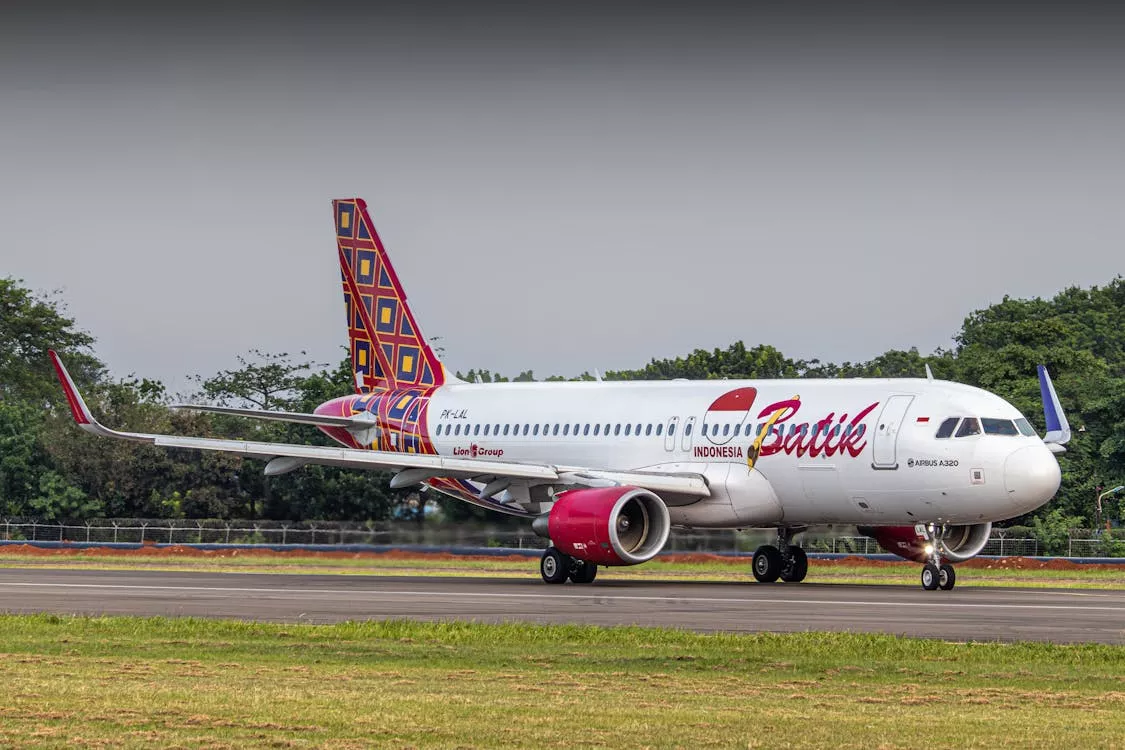 A Batik Airline Airplane on the airport
